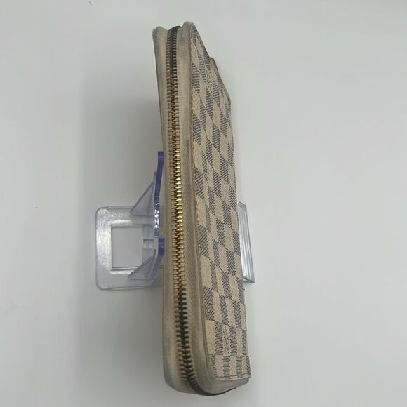 LOUIS VUITTON VINTAGE DAMIER AZUR ZIPPY LONG WALLET ORGANIZER - Picture 4 of 15